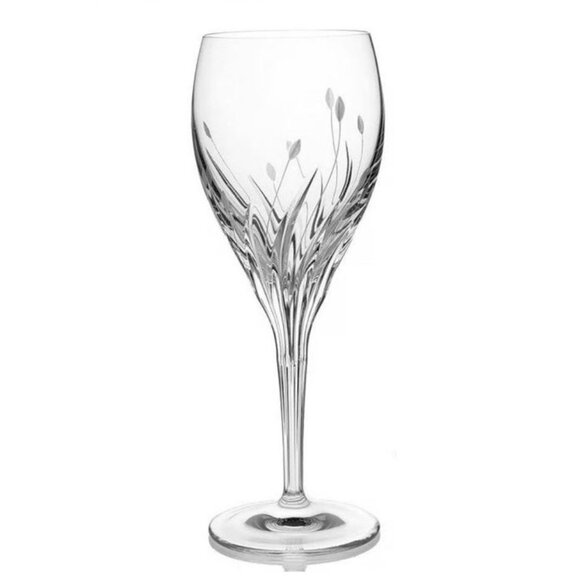 Retired Noritake MOONDUST Cut Crystal Water Goblet 8.5" tall Perfect - Picture 1 of 9